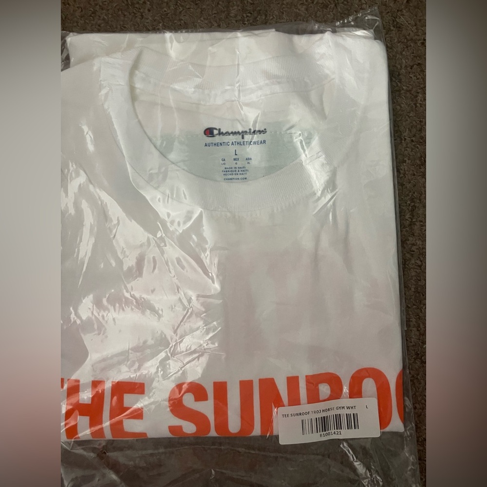 Virgil Abloh Collaborated with Champion T shirt limited pieces